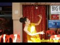 Ladyboy Dancing for Loy Krathong in Soi 6, Pattaya, Thailand, 2010
