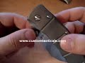 Burchtree Bladeworks Bamboo Folder Knife Burchtree Bladeworks Bamboo Folder Knife