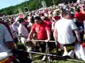 england supporters go live on german television england v portugal gelsenkirchen fanfest