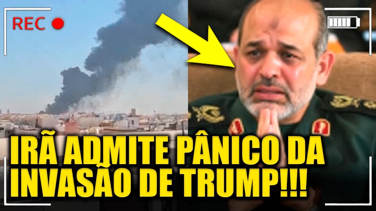 Irã ADMITE PÂNICO com plano TRUMP para INVASÃO TERRESTRE!!!