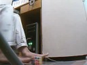 rubik's cube with feet in 213.610sec
