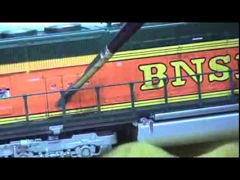 how to paint ho scale locomotives