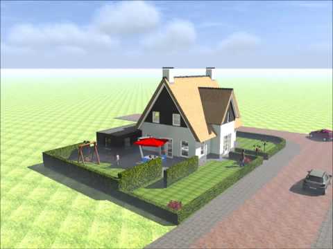 1309 bezonningsanimatie woonhuis
