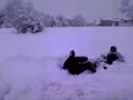 Drop kick del mancho su gullo nella neve!!!