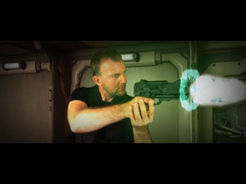 Plasma Gun Sci-Fi Weapon - green screen effect - making of