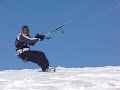 Vlad Postelnicu snow kiteing