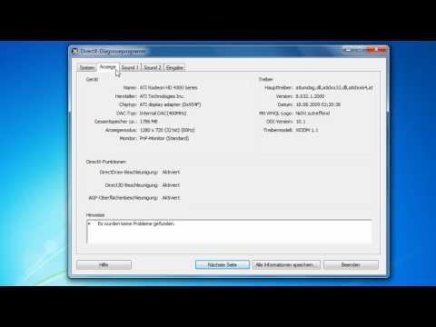 how to perform dxdiag