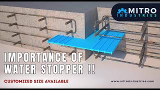 PVC Water Stopper video