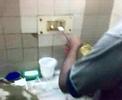 Biltu prepares papad for Mama