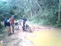 Atolando moto na fenda do Jeep-Serra do Japi-Jundia-SP