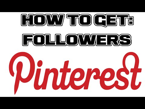 how to get followers at pinterest