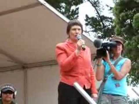 NZ Prime Minister Helen Clark at the ...