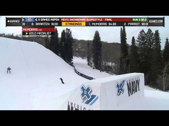 MARK McMORRIS' SLOPESTYLE GOLD RUN