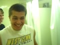 Airhorn in Shower Stall Prank