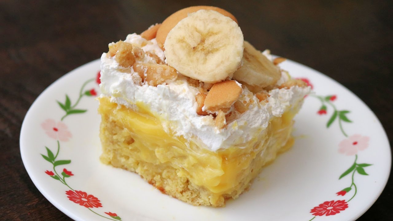 Banana and cookie cake Best Cooking recipes In the world