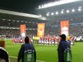 Anfield keep on singing YNWA. Vs Inter Milan
