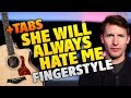 James Blunt - She Will Always Hate Me (Fingerstyle Guitar Cover With Tabs)