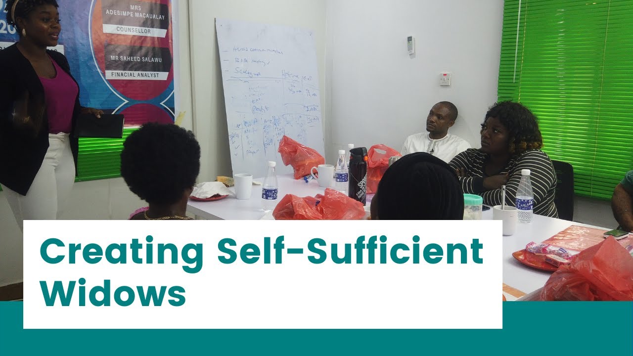 Creating Self-Sufficient widows (International Widows Day - June 23, 2021)