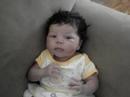 Baby Coralea \"Mac\" Russon aged 3 weeks