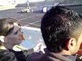 terry grant at donny show '08 sets the little car spinning, jumps out and into a tvr and spins around that one then takes the wheel of and stands on the roof, finishs with a big lvely burn out in rite infront of me. amasing