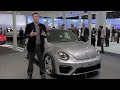 Associate Editor Mike Febbo takes a look at the Beetle R Concept for the floor of the 2011 Frankfurt Motor Show.