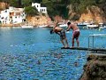 Pues un zidane doloroso en el trampolin de la playa de Tamariu (Gerona)