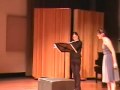 Reyna Zack MFA Graduation Recital As it Fell Upon a Day Pt 1 Reyna Zack MFA Graduation Recital As it Fell Upon a Day Pt 1
