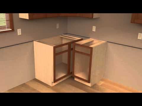 how to fasten kitchen cabinets together