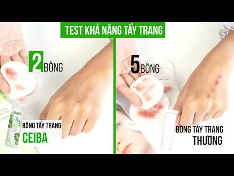 Bông tẩy trang ORGANIC CEIBA khác gì với bông tẩy trang thường?