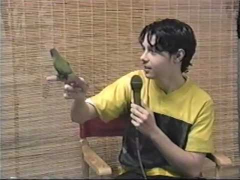 Chat (bird) - Pet Barn brings by a BIRDY - Bird goes to the bathroom on John's hand. Cat & Bird join us for a chit chat.