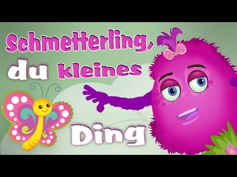Schmetterling, du kleines Ding 🦋 Spiel- und Bewegungslieder für Kinder • Kinderliedergarten