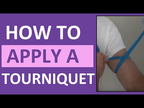 how to apply a tourniquet