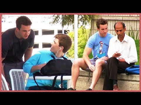 Uncomfortably Close Reading Prank with AverageBroTV