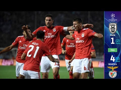 PAOK 1-4 Benfica