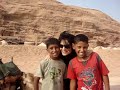 Me with bedouin children in Wadi Rum
