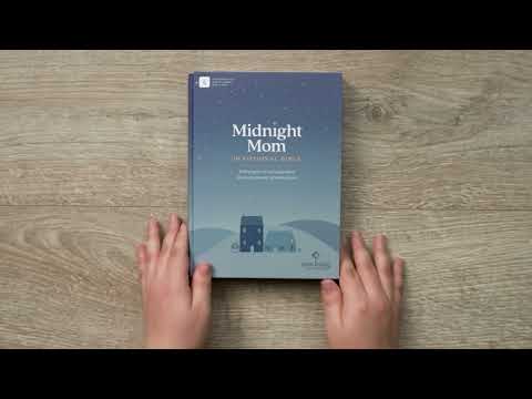 NLT Midnight Mom Devotional Bible | Hardcover | Red Letter