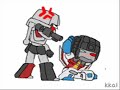 Megatron Punches Starscream While I Play Unfitting Music