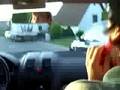 Giggs beim Autofahrn