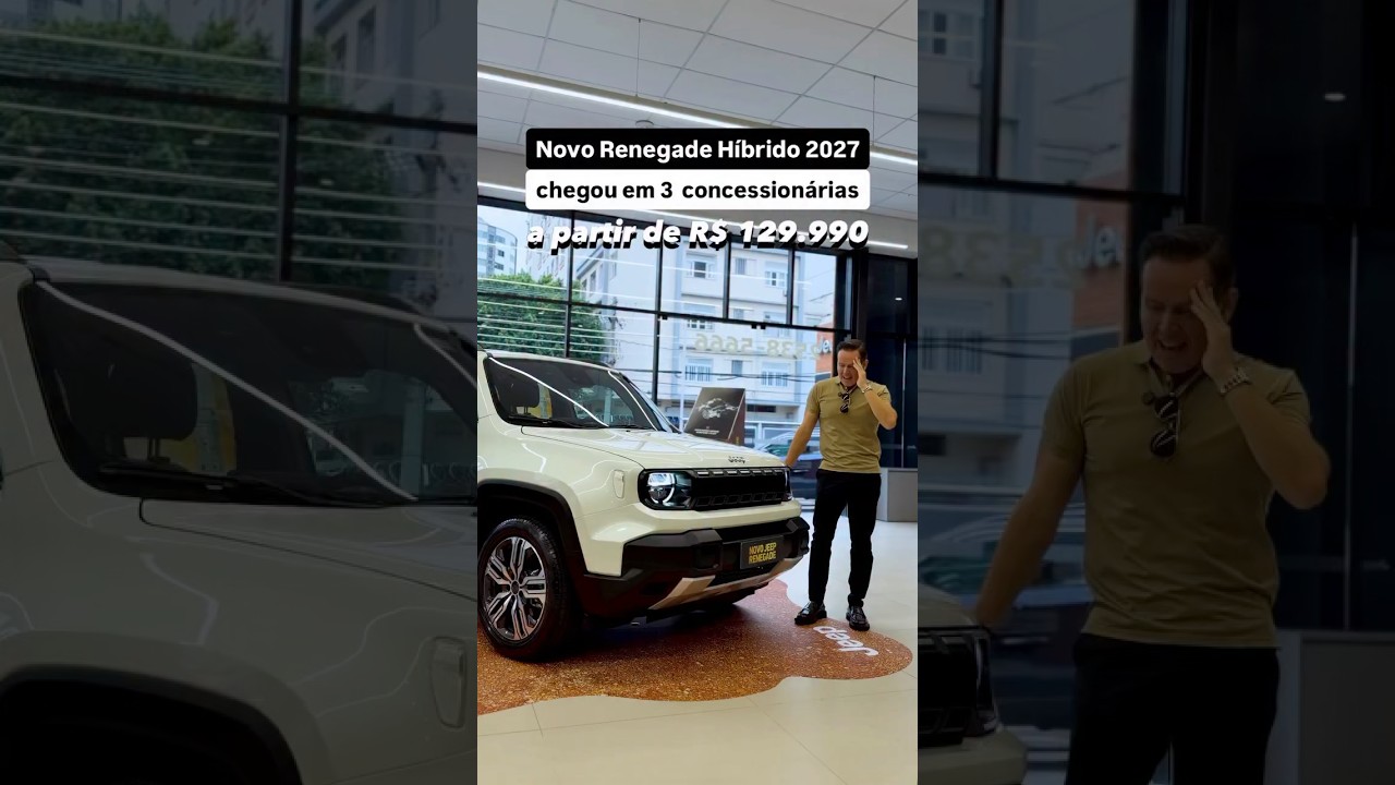 Novo Renegade híbrido 2027