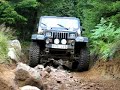 Wrangler driving up steep hill Wrangler driving up steep hill