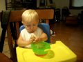 Keller Spoon Feeds Herself
