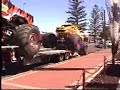 How to Move a Monster Truck onto a Semitrailer How to Move a Monster Truck onto a Semitrailer