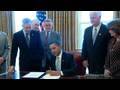The President Signs the Travel Promotion Act