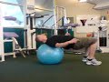 Swiss Ball Sway side view