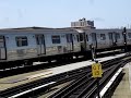 R160B Alstom N, R68A Q and R68 D Trains @ Coney Island