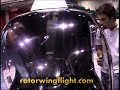 http://www.rotorwingflight.com for more videos and pictures - 
rotorway exec complete walkaround at heli expo 2008 in houston, texas 

wikipedia:

the exec 162f is a two-seat kit helicopter manufactured by rotorway international.
development
the exec 162f is the latest in the exec series of helicopters manufactured by rotorway international. the exec 90 was developed in the early 1990s, it was, at the time, the only piston-powered helicopter to utilize an asymmetrical airfoil for improved autorotation characteristics and safety.

in 1994, a fuel injection system with electronic ignition, and fadec was added to the exec 90, producing the exec 162f.

unlike most u.s.-designed helicopters, the main rotor on the exec 162f rotates clock-wise, as seen from above.

specifications
engine ri 162f, 162 cu. in. (2659 cc)
seats 2
gross weight 1500 lb (680 kg)
empty weight 975 lb (442 kg)
equipped useful load 525 lb (238 kg)
pilot and passenger load 425 lb (193 kg)
fuel capacity 17 us gallons (64 liters)

performance
rate of climb 1000 fpm
hover in ground effect 7,000 ft (2,100 m)
hover out of ground effect 5,000 ft (1,500 m)
service ceiling 10,000 ft (3,000 m)
range, maximum fuel cruise 180 mi (290 km) / 2 hrs
normal cruise 95 mph (83 knots)
max. ias, sea level / standard day 115 mph (100 knots)

basic dimensions
main rotor diameter 25 ft. (7.6 m)
tail rotor diameter 50.25 in. (1.2 m)
length, nose to tail 22 ft (6.7 m)
overall length 29.5 ft (9 m)
cabin width 44 in (1.1 m)
skid width 65 in (1.6 m)
height 96 in (2.4 m)

ri 162f engine
manufacturer rotorway international]
configuration 4 stroke, 4 cylinder piston engine
rated horsepower at 4250 rpm 150
torque at 4250 rpm 185 lb�ft (251 n�m)
maximum torque at 3950 rpm 191 lb�ft (259 n�m)
displacement 162 in� (2659 cc)
cooling liquid cooled
engine dry weight 187 lb (85 kg)