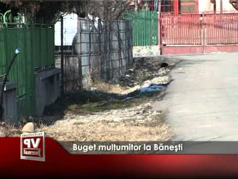 Buget mulţumitor la Băneşti