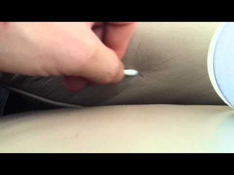 how to remove ink in a leather