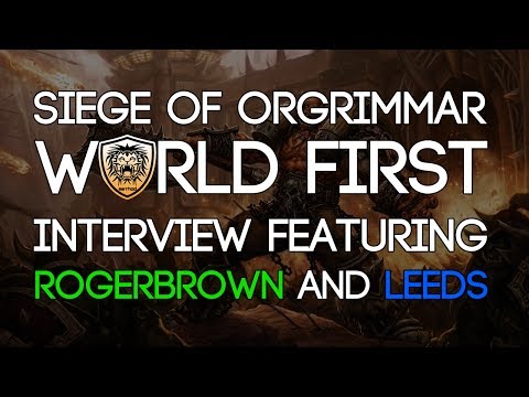 method - Fatboss have a lengthy chat with Rogerbrown and Leeds from Method, in which they discuss the journey to world first, the raiding scene and the Siege of Orgri...