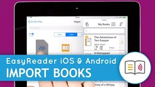 Import Accessible Books, with the EasyReader App